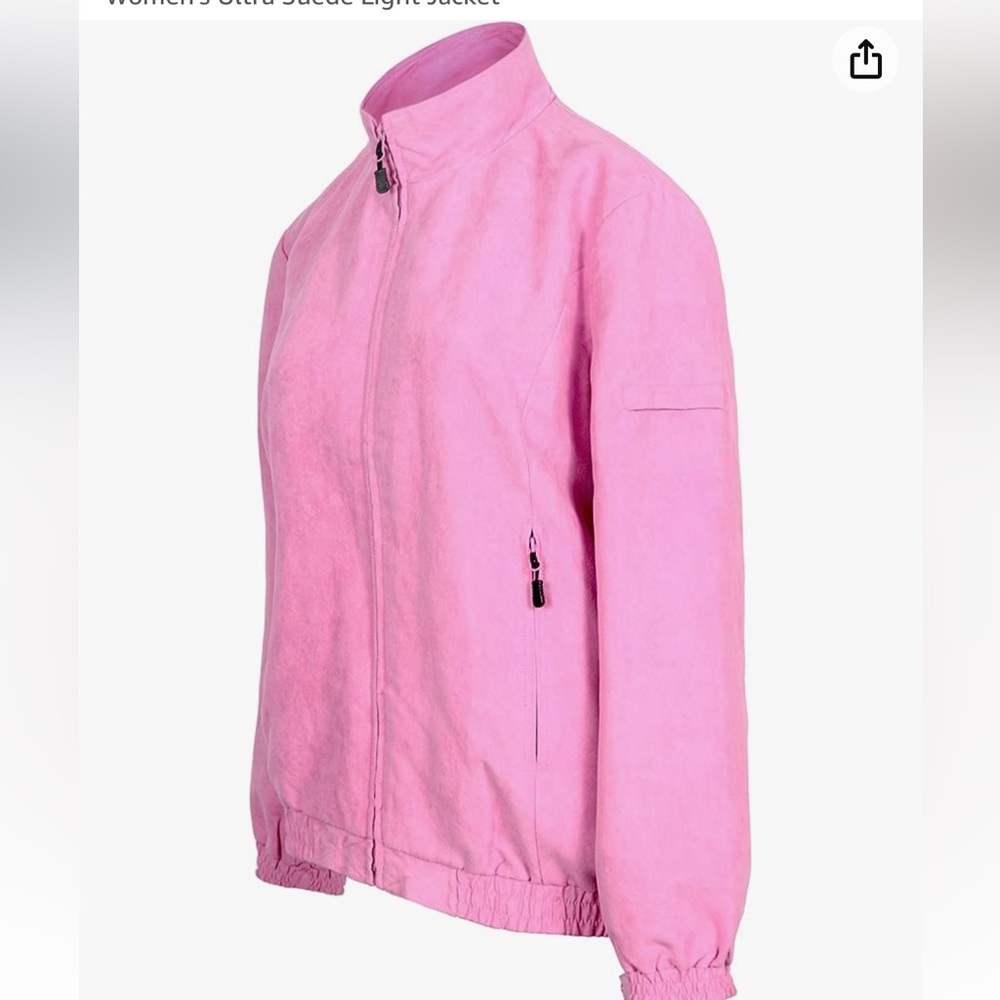 Tres Bien Golf Women’s Ultra Suede Light‎ Jacket. Size M (926)
